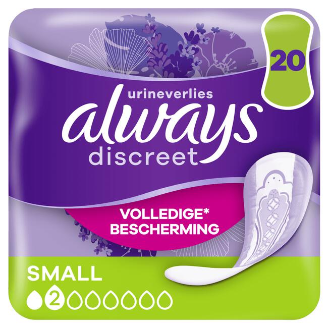 Always Discreet Incontinentieverband Small 20 stuks