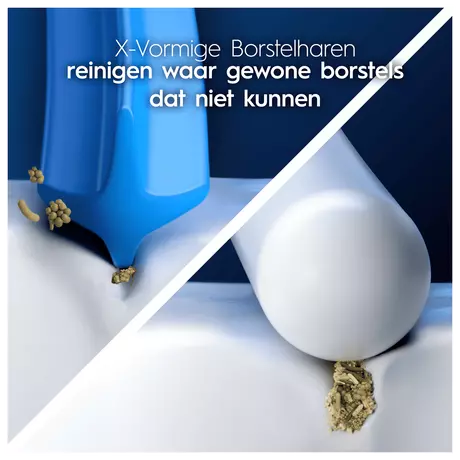 Oral-B Cross Action Opzetborstels Wit 8 Stuks