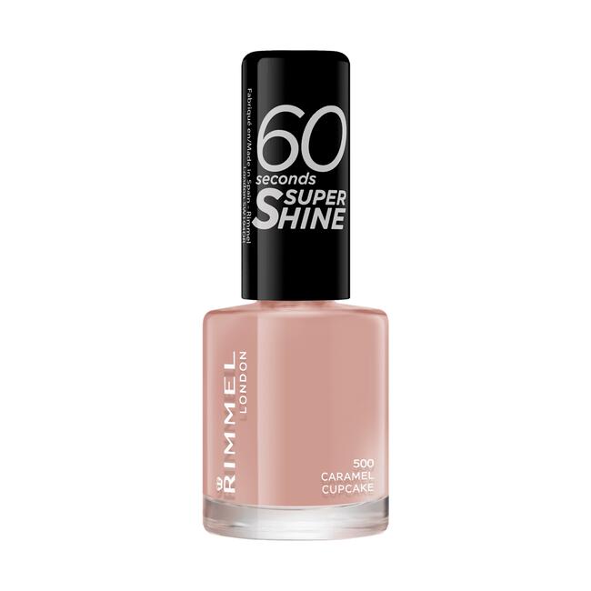 Rimmel London 60 Seconds Super Shine Nagellak 500 Caramel Cupcake
