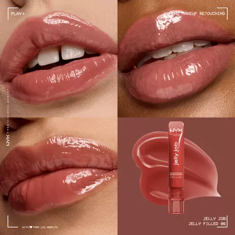 NYX Professional Makeup Jelly Job Lipgloss 06 Jelly Filled Rood