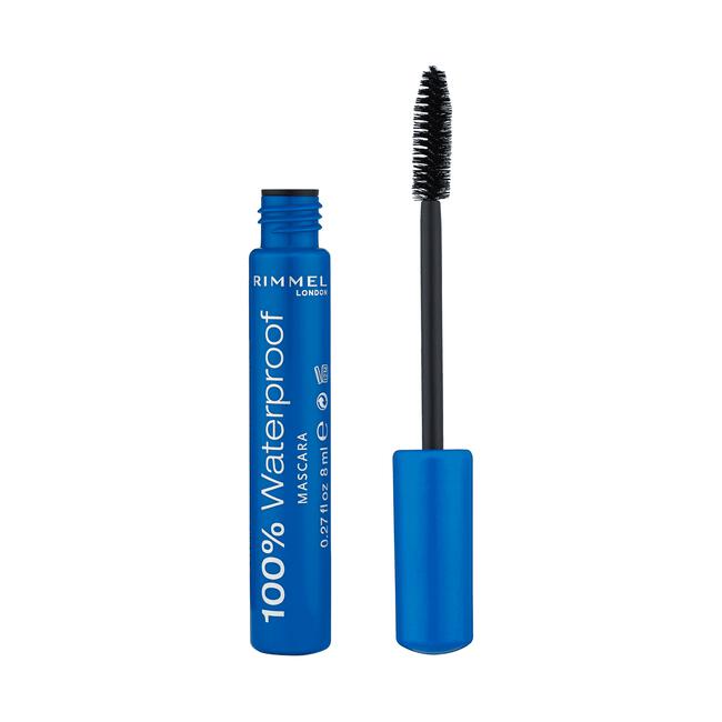 Min Inzet Geweldige eik Rimmel London 100% Waterproof Mascara 001 Zwart 1 EA | Etos