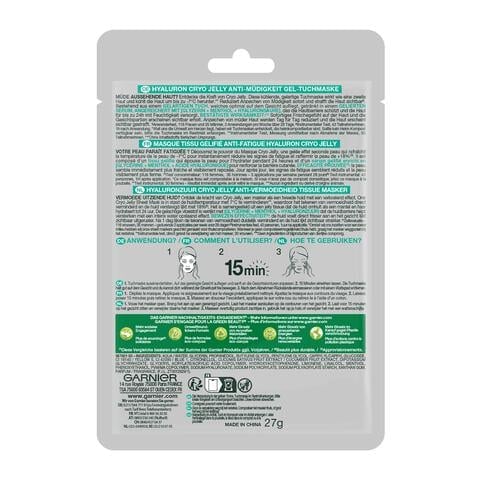 Garnier SkinActive Cryo Jelly Anti-Vermoeidheid Gezichtsmasker + Hyaluron