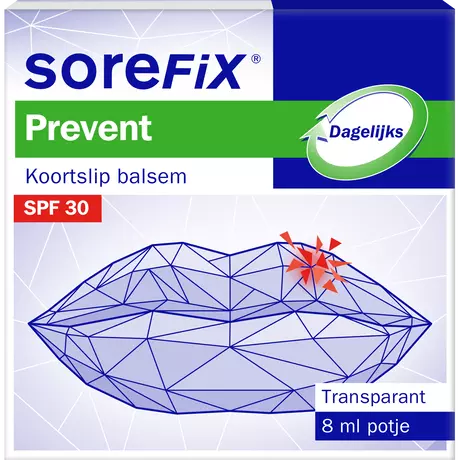 SoreFix Prevent Op Zink Gebaseerde Koortslip Balsem 8 ML