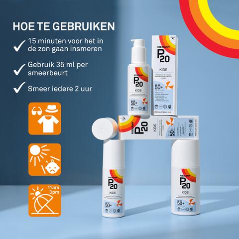 P20 Suncare For Kids Zonnebrand SPF50+ 200 ML