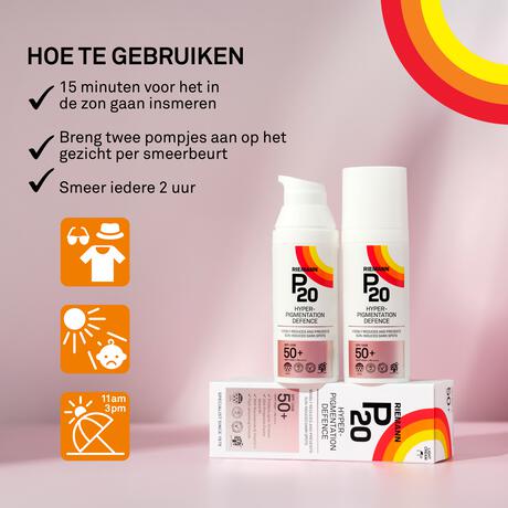 P20 Hyperpigmentation Defence Zonnebrand Gezicht SPF 50+ 50 ML