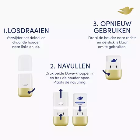 Dove Peony Antiperspirant Deodorant Refillable Starter Kit