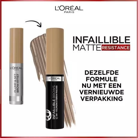 L'Oréal Paris Infaillible Brow Mascara 5.0 Light Brunette