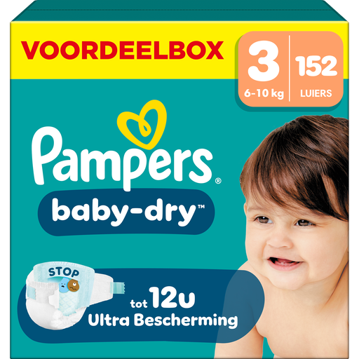 Pampers Baby Dry Voordeelbox Luiers Maat 3 6-10 kg 152 stuks