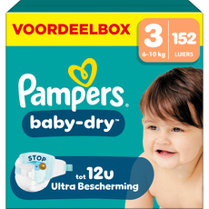Pampers Baby Dry Voordeelbox Luiers Maat 3 6-10 KG 152 stuks