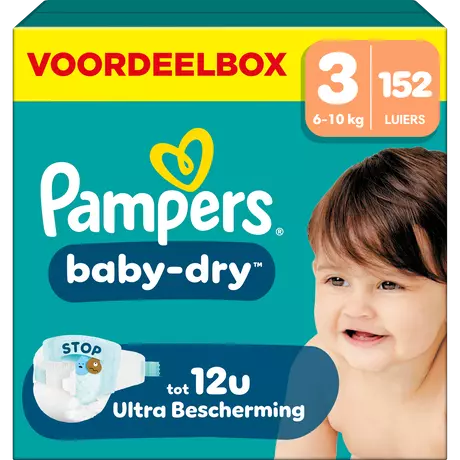 Pampers Baby Dry Voordeelbox Luiers Maat 3 6-10 kg 152 stuks