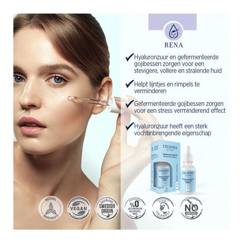 Celenes by Sweden Hyaluronic Acid 2% + Goijberry 30 ML