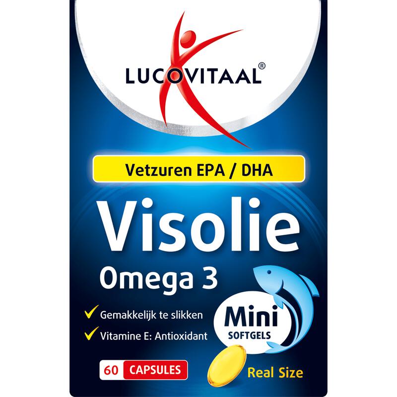 Lucovitaal Visolie Omega 3 Capsules 60 stuks