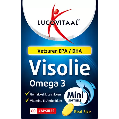 Lucovitaal Visolie Omega 3 Capsules 60 stuks