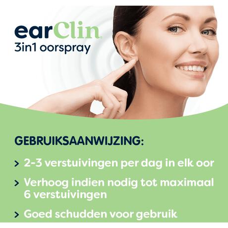 earClin 3in1 Oorspray 20 ML