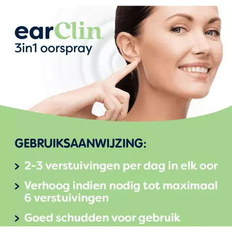 earClin 3in1 Oorspray 20 ML