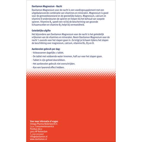 Davitamon Voor De Nacht Magnesium Tabletten
