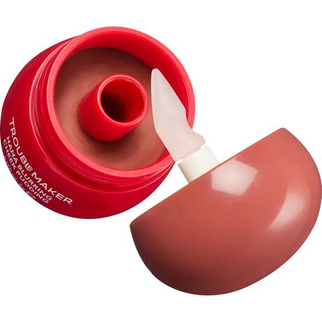 Trouble Maker Little Pudding Blurring Lip + Cheek Mousse Mochi Nude Brown
