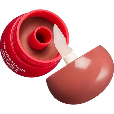 Trouble Maker Little Pudding Blurring Lip + Cheek Mousse Mochi Nude Brown