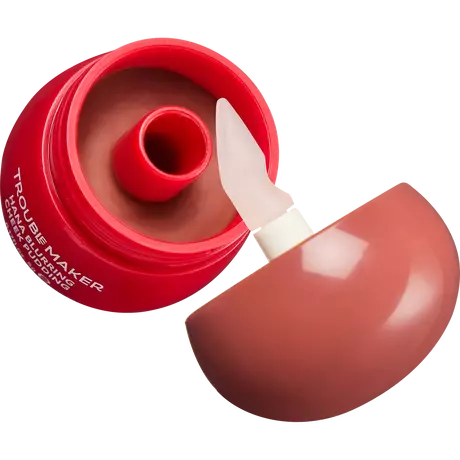 Trouble Maker Little Pudding Blurring Lip + Cheek Mousse Mochi Nude Brown