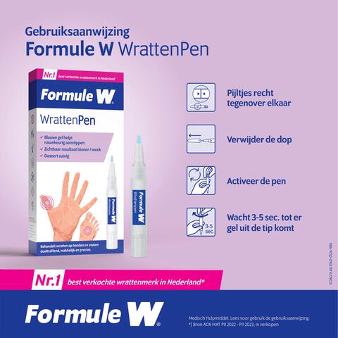 Formule W Wrattenpen TCA-Active Gel 1,5 ML
