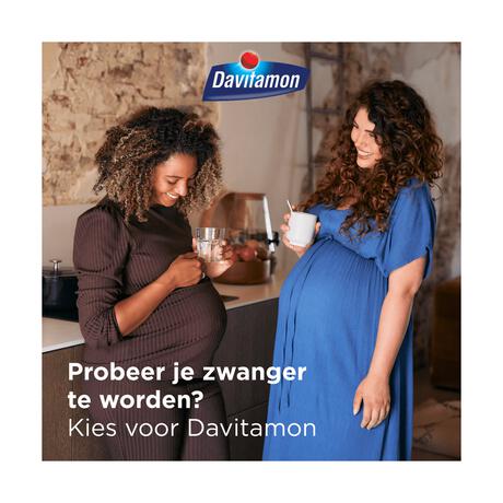 Davitamon Foliumzuur met vitamine D - Zwanger
