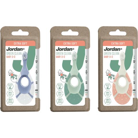 Jordan Green Clean Babytandenborstel 0-2 jaar