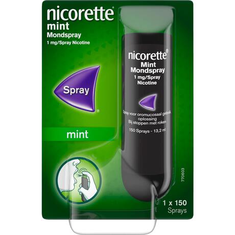 Nicorette® Mondspray – bij stoppen met roken – 13,2 ml, 1 mg nicotinez