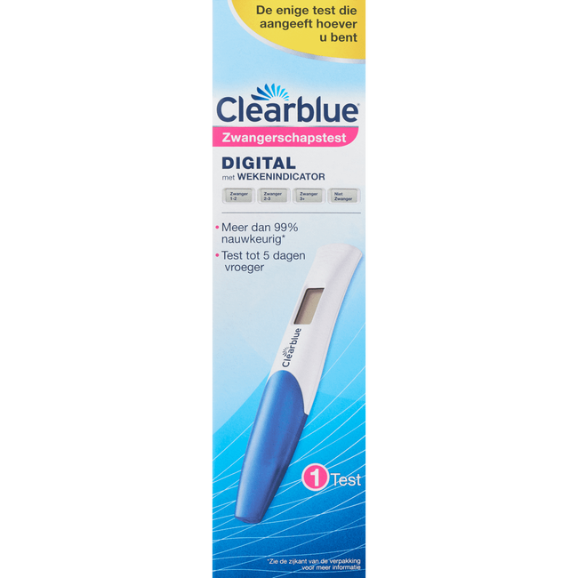 Clearblue Zwangerschapstest + Wekenindicator