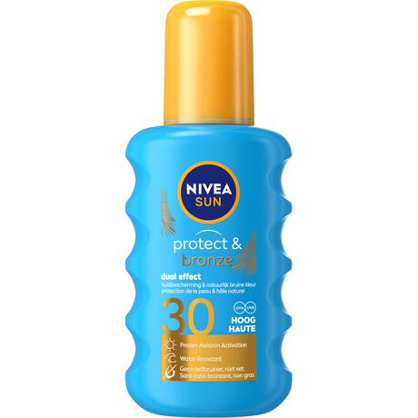 NIVEA SUN Zonnebrand Protect & Bronze Spray SPF 30 200 ML