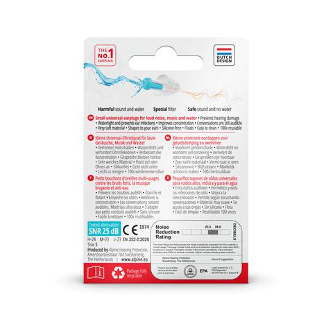 Alpine Pluggies Kids Herbruikbare Oordoppen Voor Kinderen 1 paar