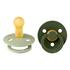 BIBS Fopspeen Two Pack Natuurlijk Rubber Sage/Hunter Green Maat 2
