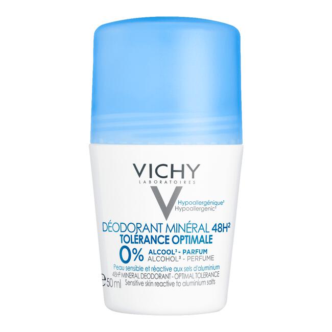 Vichy Deodorant Mineraal Roller 48u Gevoelige Huid 50 ML