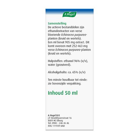 A.Vogel Echinaforce Bij Onvoldoende Weerstand En Griep Druppels 50 ML