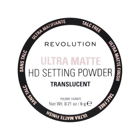 Revolution Ultra Velvet Hd Matte Loose Setting Powder Talc Free Translucent