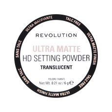 Revolution Ultra Velvet Hd Matte Loose Setting Powder Talc Free Translucent