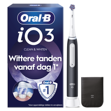 Oral-B iO 3 White Clean Zwart Elektrische Tandenborstel