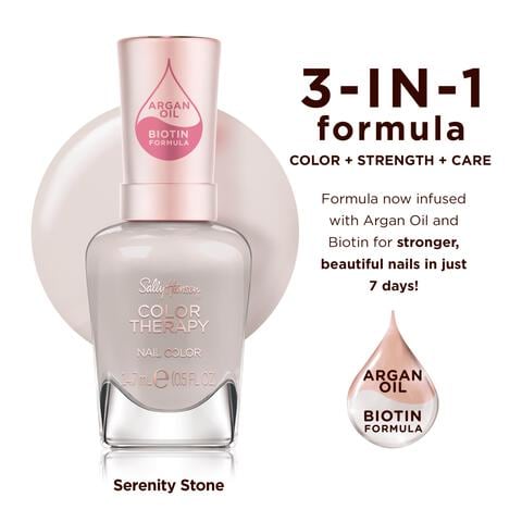 Sally Hansen Color Therapy Nagellak - Grijs - 144 Serenity&nbsp;Stone