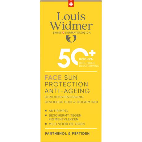 Louis Widmer Face Sun Protection Anti-Ageing SPF50+ Licht Geparfumeerd 50 ML