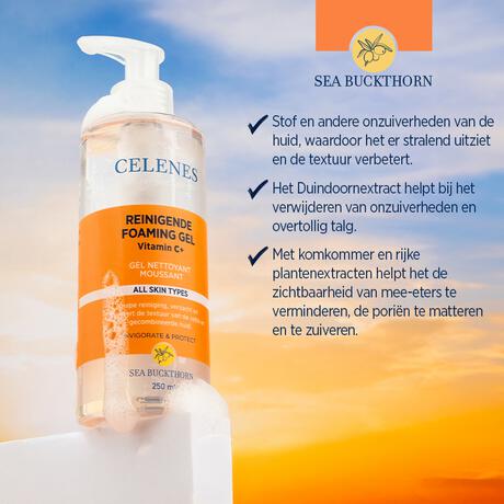 Celenes by Sweden Seabucktorn Cleansing & Foaming Gel 250 ML