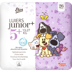 Etos Woezel & Pip Luiers Junior Plus Maat 5+ 13-27 kg 26 stuks