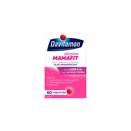 Davitamon Compleet Mamafit na Zwangerschap Tabletten 60 stuks