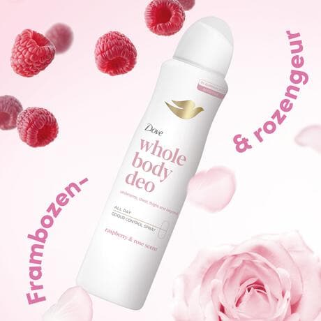 Dove Whole Body Raspberry & Rose Deodorant Spray 150 ML