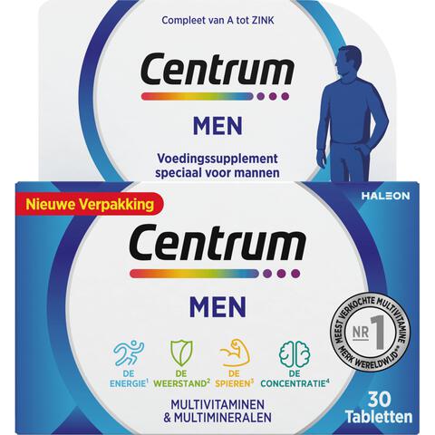 Centrum Men Multivitaminen Tabletten 30 stuks