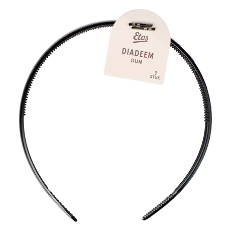Etos Diadeem Medium Zwart