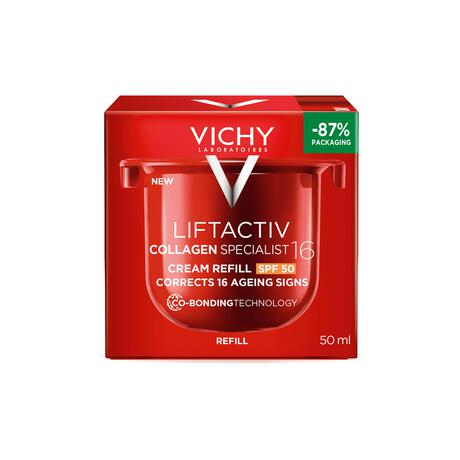 Vichy Liftactiv Collagen Specialist 16 Dagcrème SPF50 Navulling 50 ML