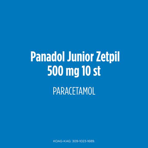 Panadol Junior Zetpillen 500 MG Paracetamol vanaf 6 jaar 10 stuks