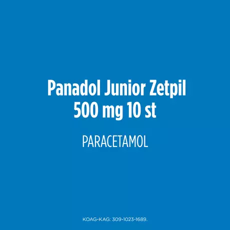 Panadol Junior Zetpillen 500 MG Paracetamol vanaf 6 jaar 10 stuks