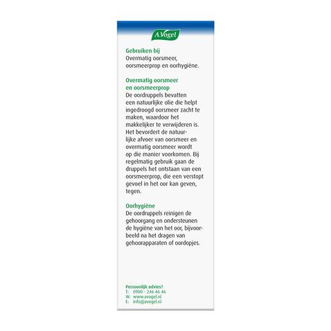 A.Vogel Oordruppels oorhygiëne Reinigt de Gehoorgang Druppels 20 ML