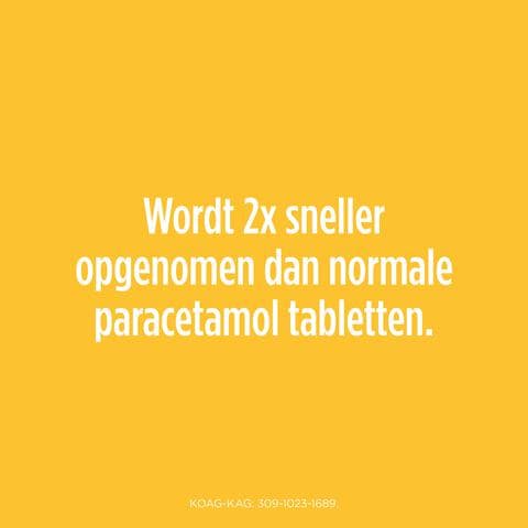 Panadol Zapp Paracetamol 500 MG Filmomhulde Tabletten 20 stuks