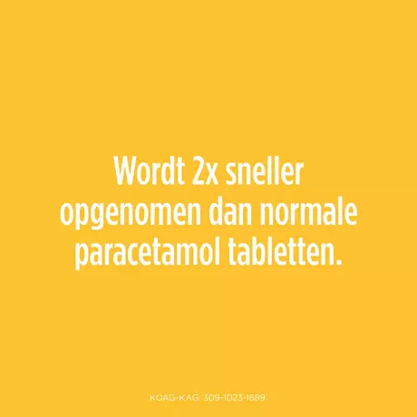 Panadol Zapp Paracetamol 500 MG Filmomhulde Tabletten 20 stuks